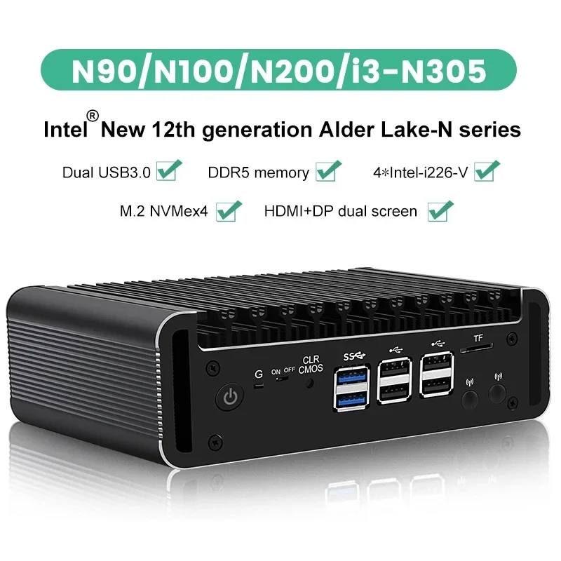 12세대 방화벽 미니 PC 알더 레이크 i3 N305  - Ddr5 4800Mhz 리뷰 및 가격