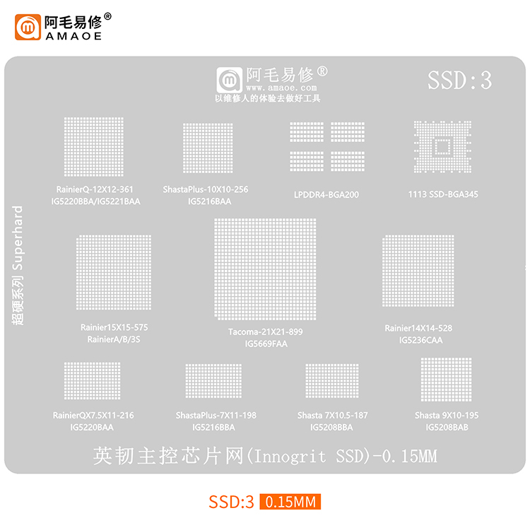 BGA Reballing 스텐실 SSD NAND DDR - Ddr5 Kit 리뷰 및 가격