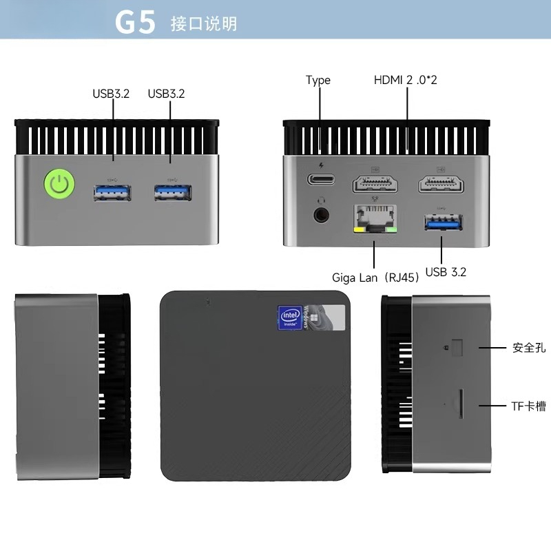 G5 Alder Lake N97 미니 PC 윈도우 11 - Ddr5 4800Mhz 리뷰 및 가격