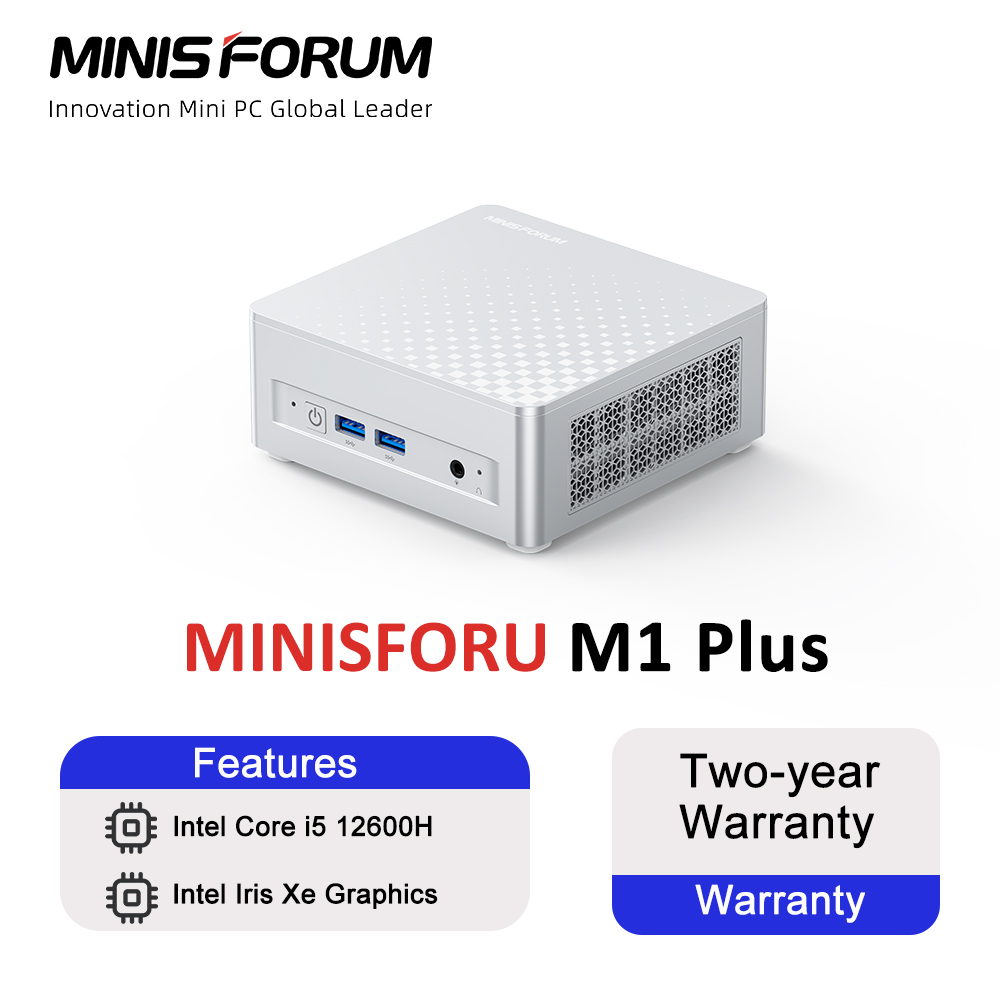 MINISFORUM M1 Plus 미니 PC, 인텔 코 - Ddr5 4800Mhz 리뷰 및 가격