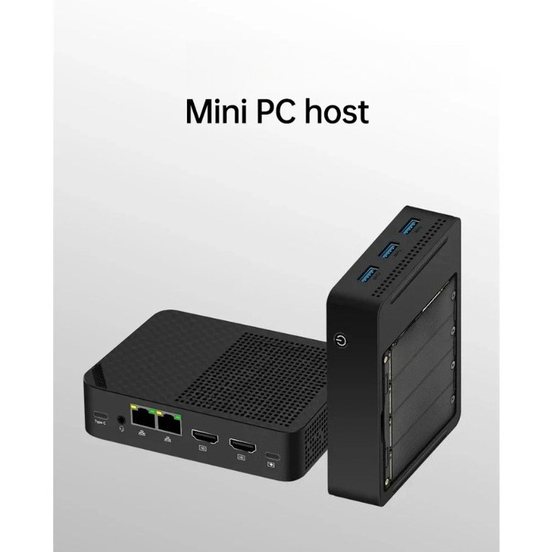 N150 4베이 NAS 미니 PC 4개 M.2 NVMe - Ddr5 64Gb 리뷰 및 가격