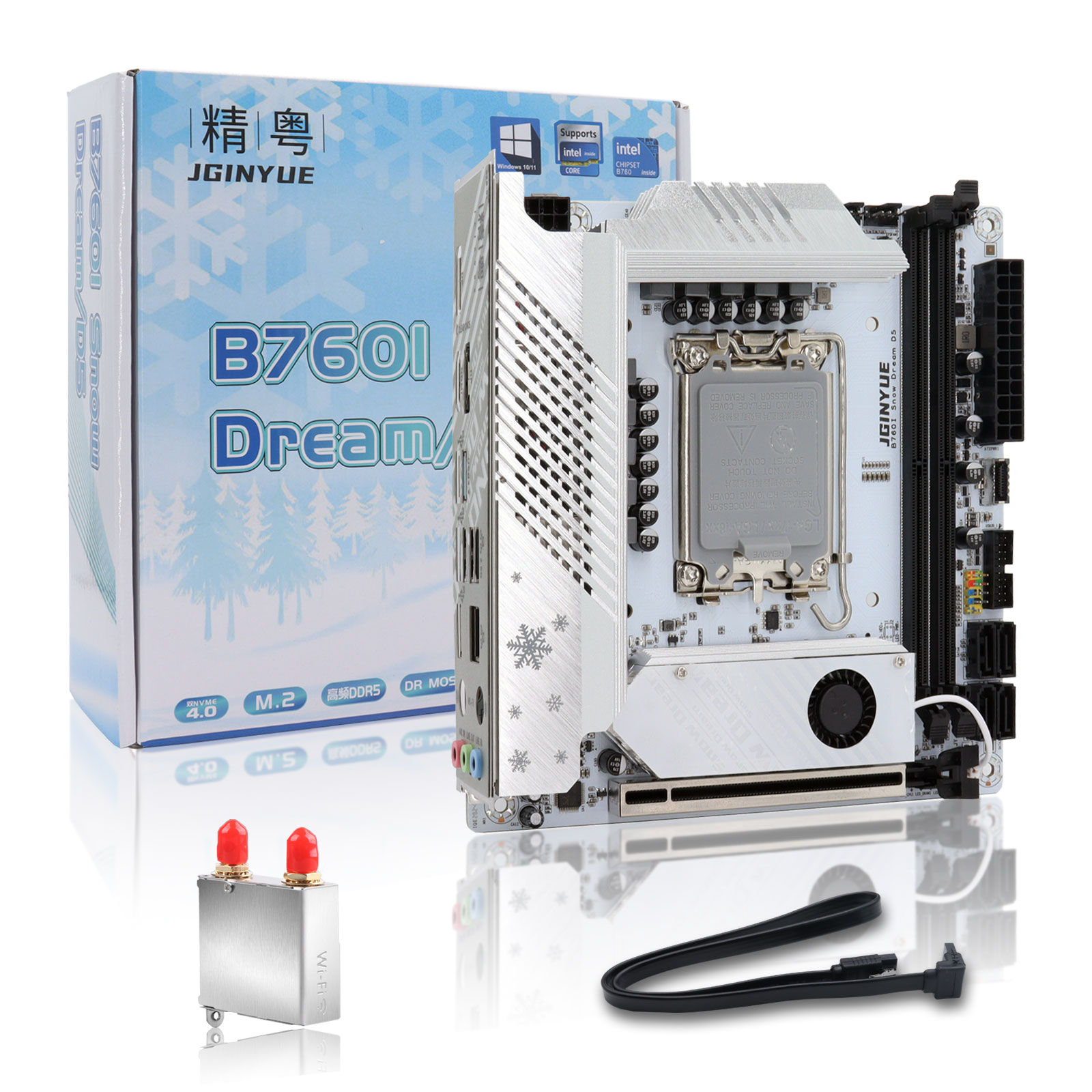 JGINYUE B760i DDR5 미니 ITX 데스크탑 - Ddr5 64Gb 리뷰 및 가격