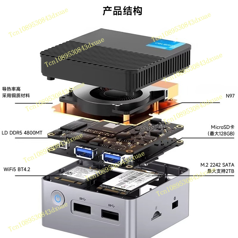 G5 알더 레이크 N97 미니 PC 윈도우 11 프로  - Ddr5 4800Mhz 리뷰 및 가격