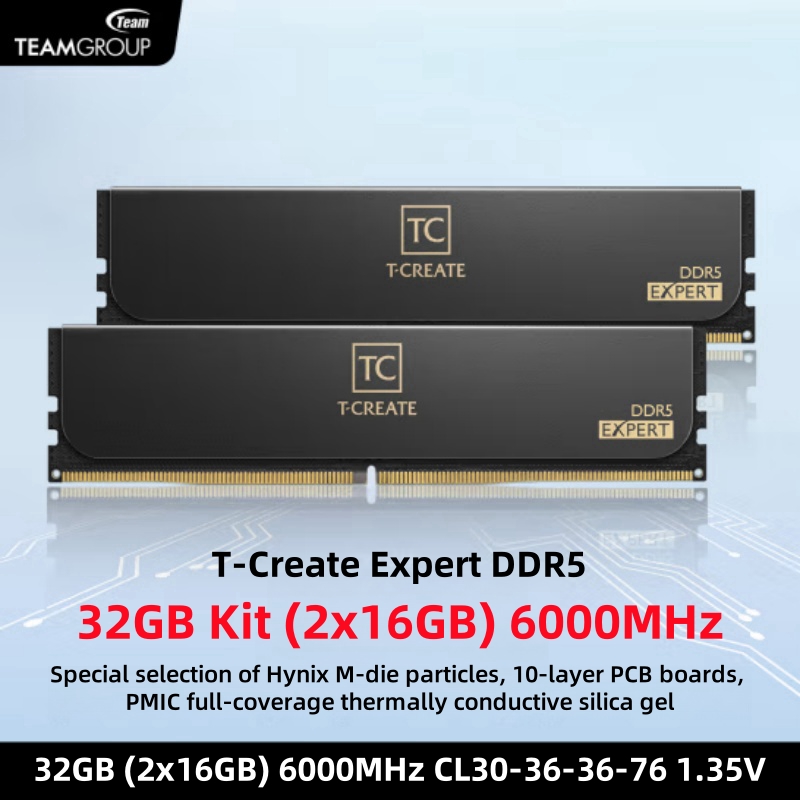 TEAMGROUP T-Create Expert CL30 - Ddr5 Ram 리뷰 및 가격