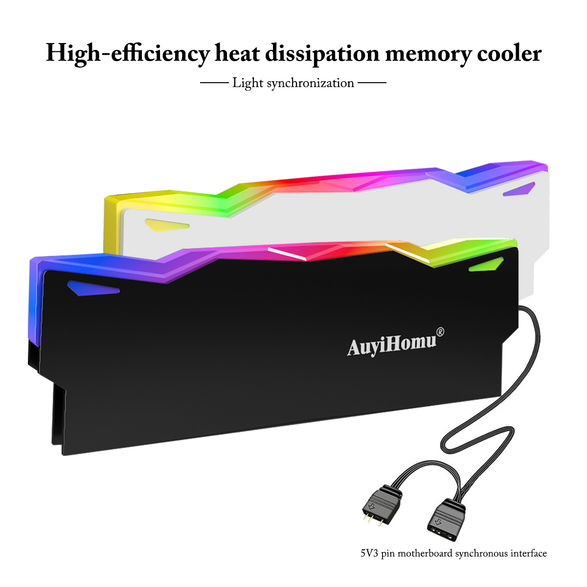 AuyiHomu RGB 히트싱크, 5V 3핀 ARGB  - Ddr5 Rgb Ram 리뷰 및 가격