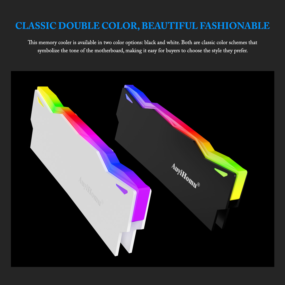 AuyiHomu RGB 히트싱크, 5V 3핀 ARGB  - Ddr5 Rgb Ram 리뷰 및 가격