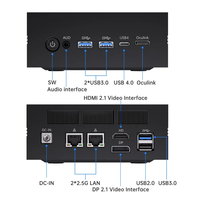 AI 미니 PC AMD 라이젠 AI 9 HX 370 라 - Ddr5 64Gb 리뷰 및 가격